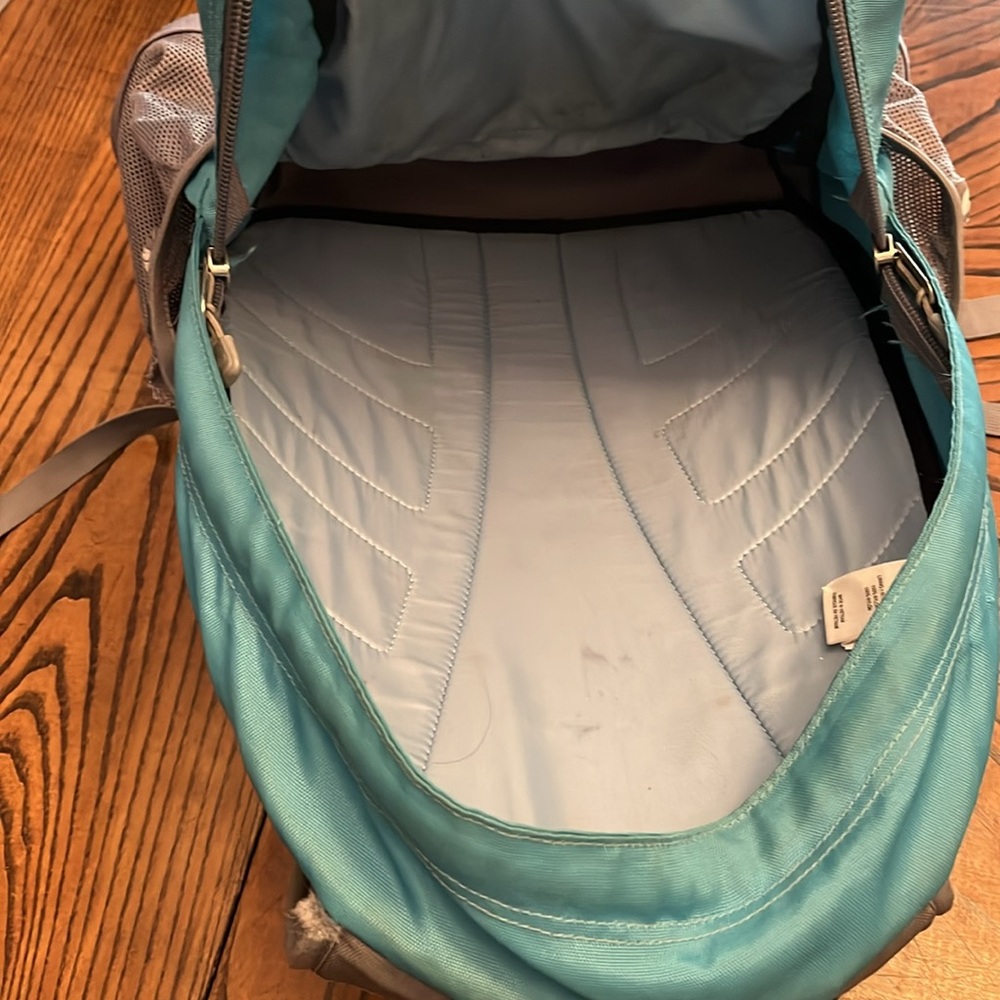 The North Face light blue and grey Jester Backpack - Picture 9 of 14